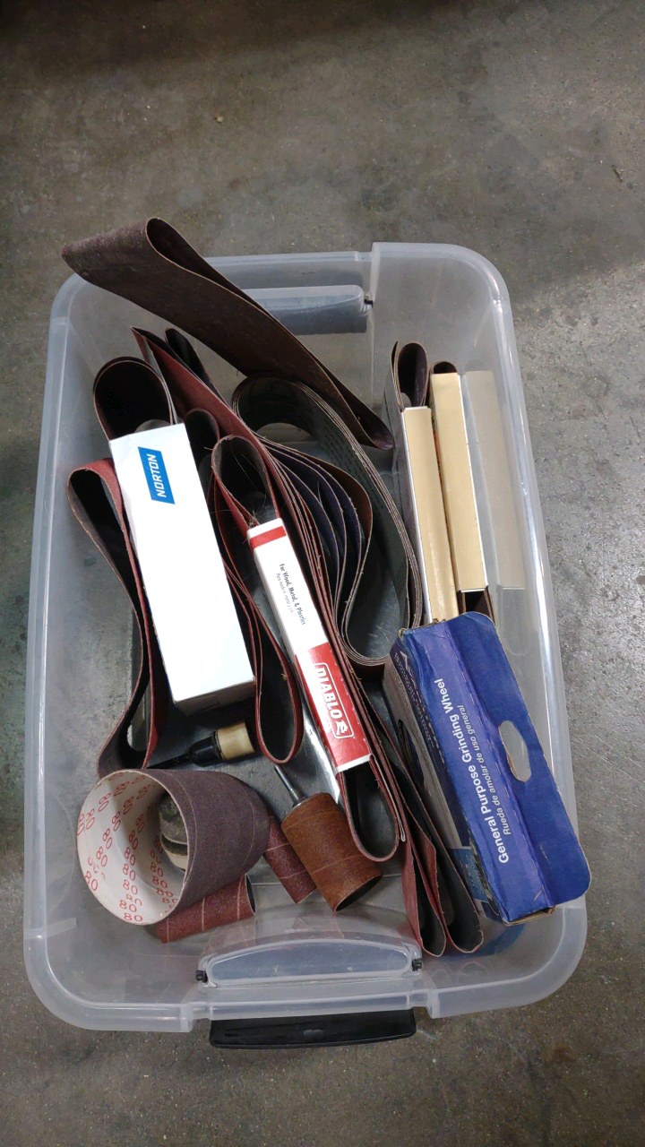 assorted sandpaper