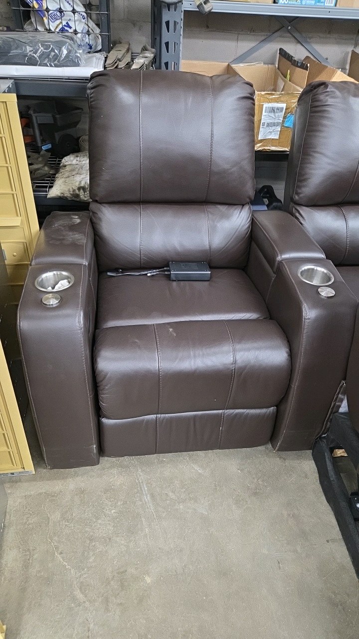 leather theater reclining seats