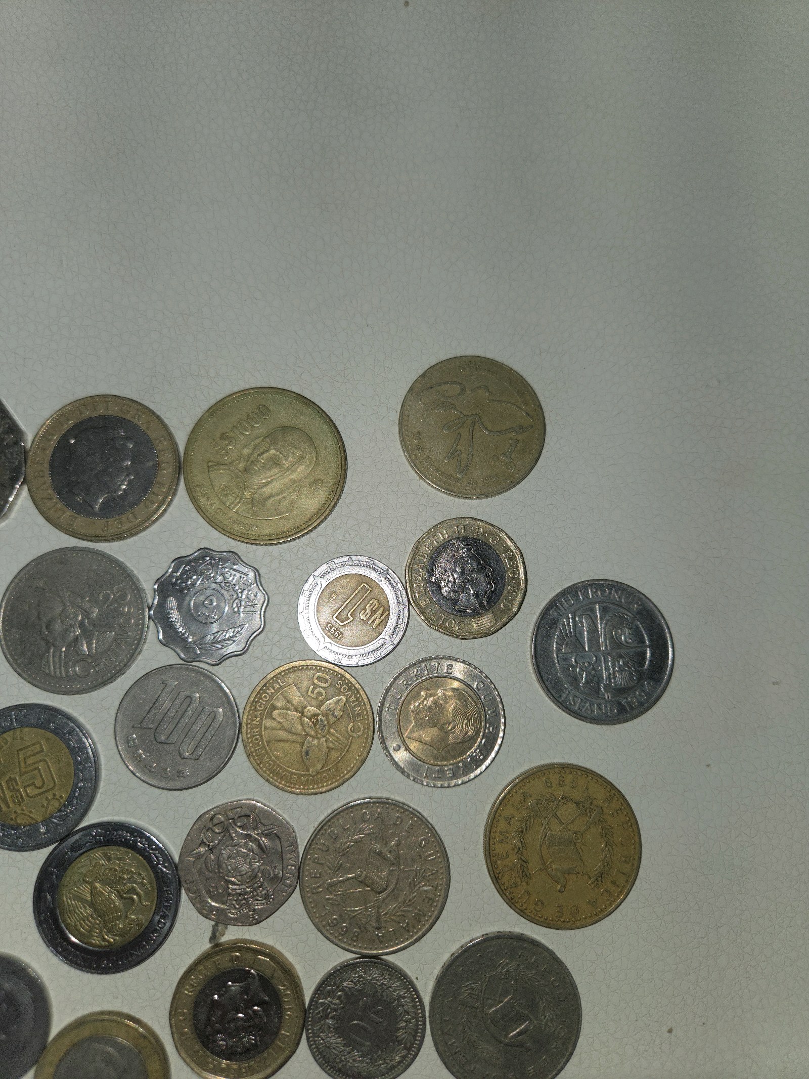 collection of vintage and modern coins