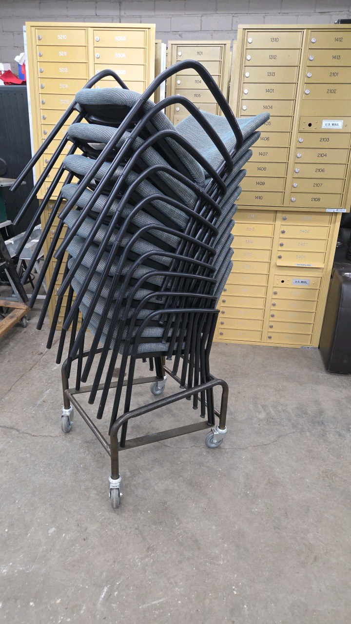 Conference Chairs and Cart