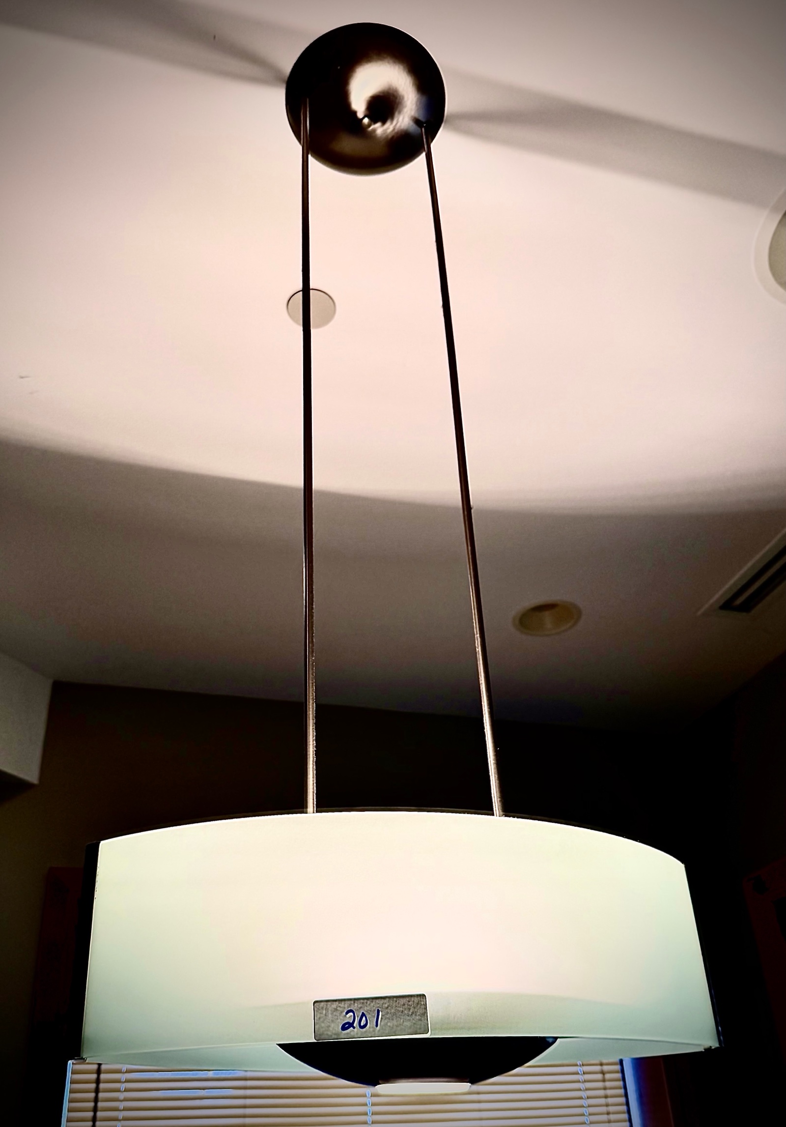 Light fixture will be disconnected and ready to go at pick up