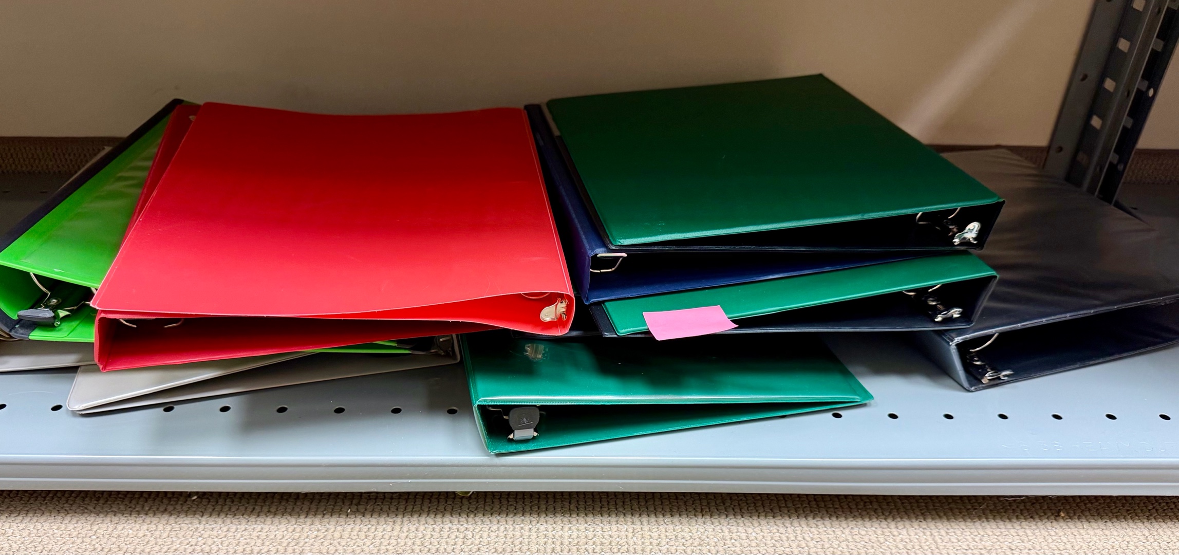 binders assorted