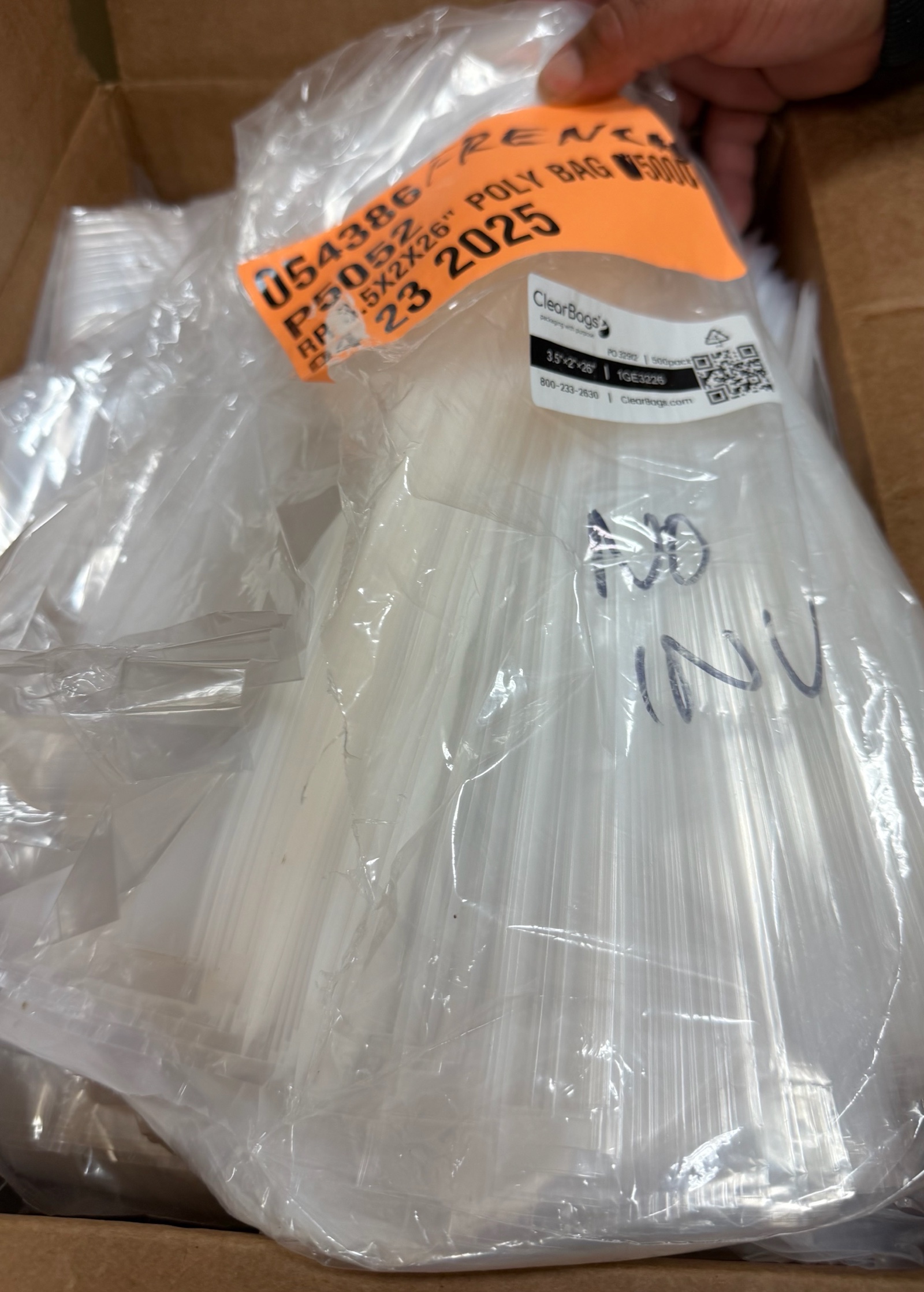 French bread bags clear