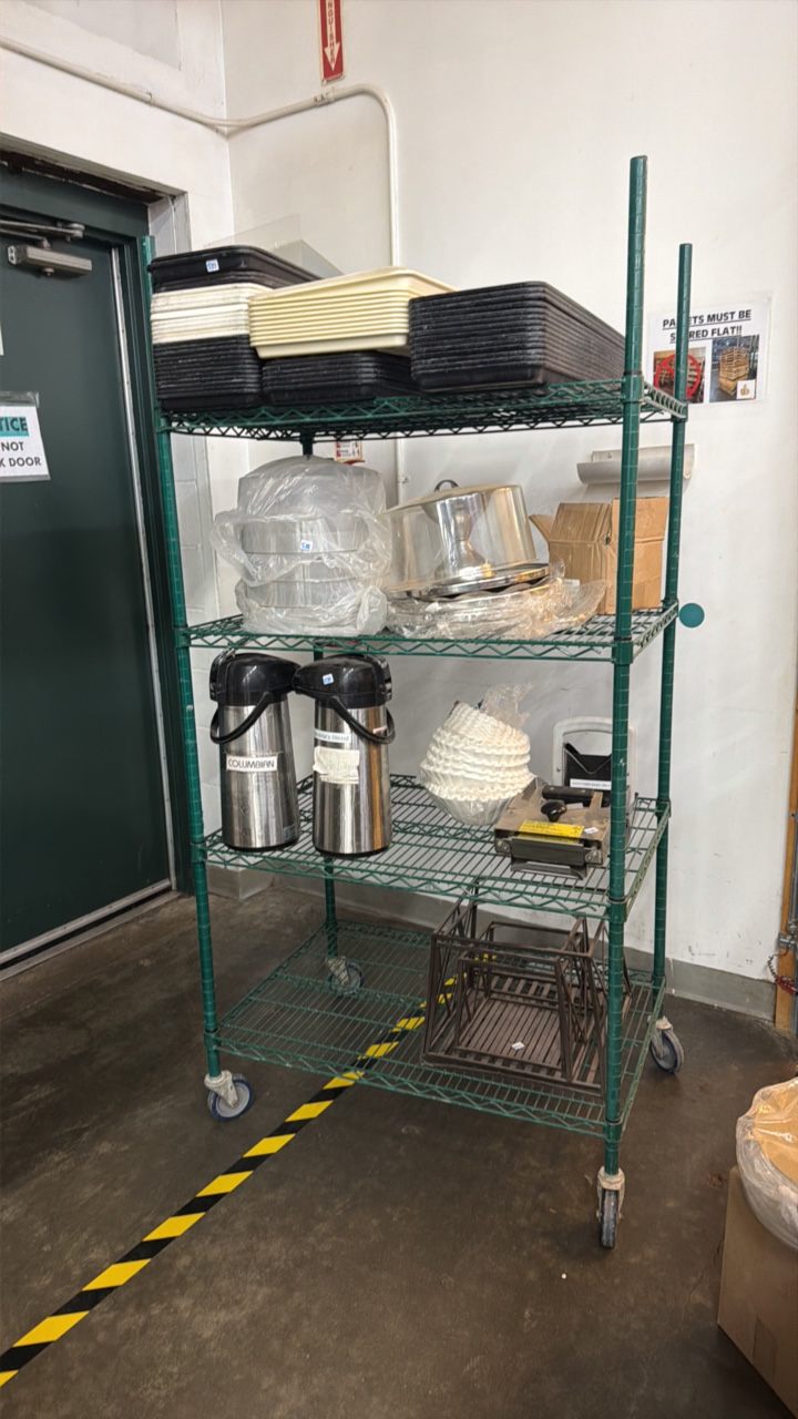 bakers rack