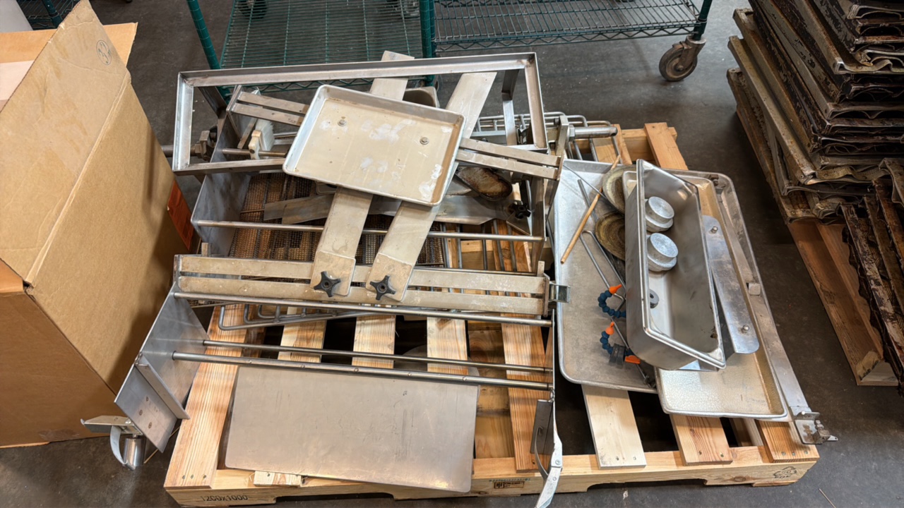 pallet of parts
