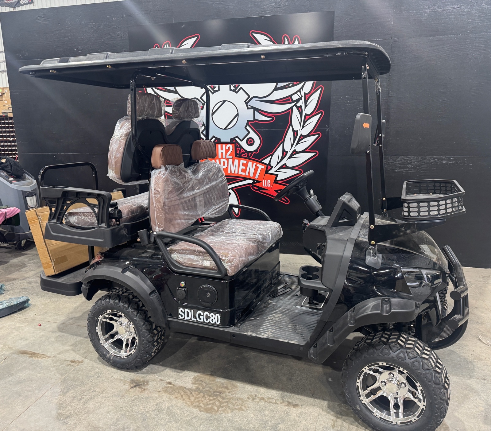 Golf Cart - 2026 - Unused - SDLC80 Gray (STOCK PHOTO)