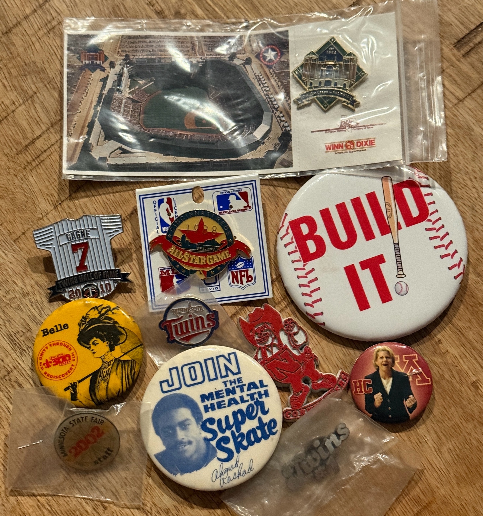 Large Lot of Various Pins