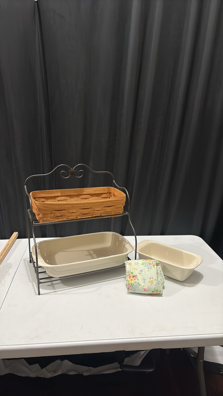 6 Piece Longaberger Baking Set