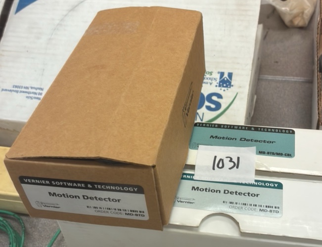 vernier software and tech Motion Detector