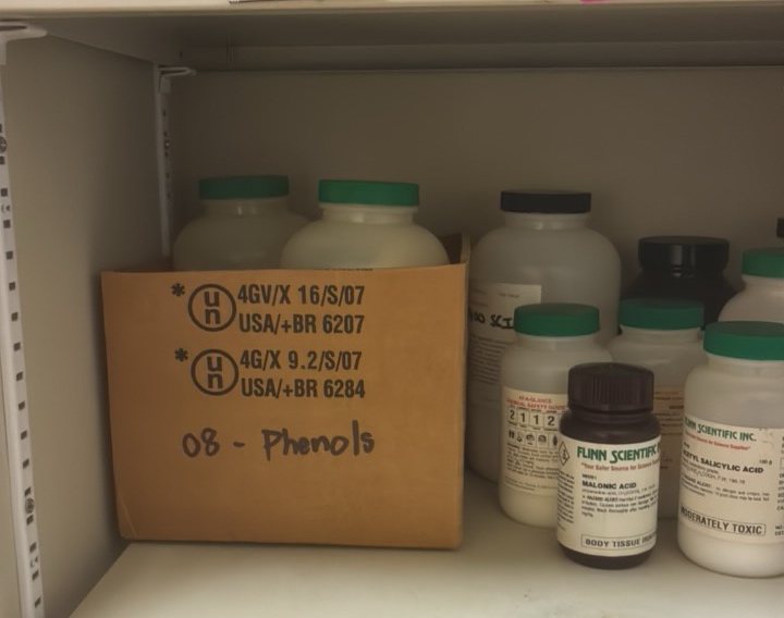 O8 PhenolsO1 acids