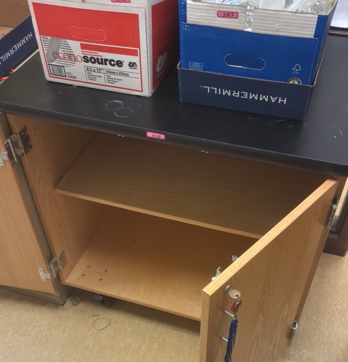 cabinet on wheels