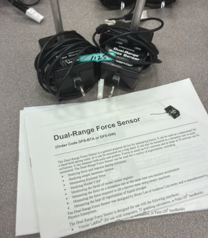 vernier dual range force sensor