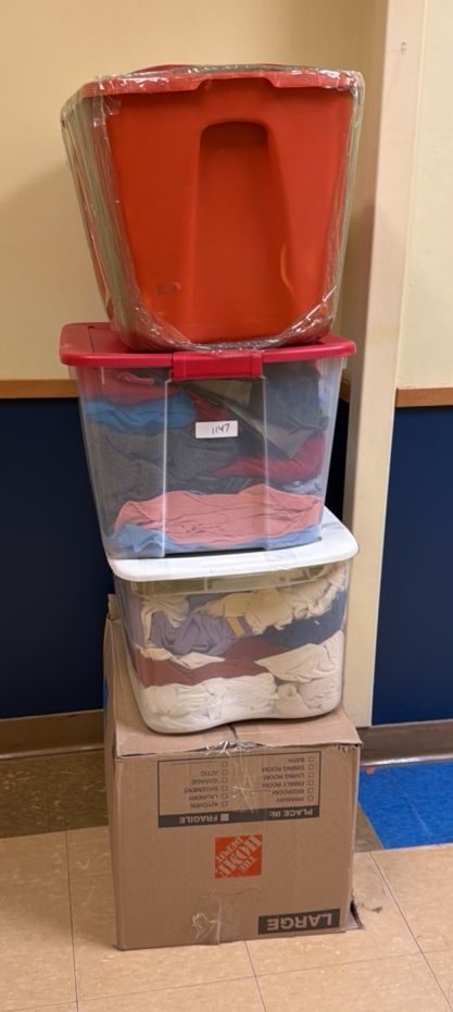 4 totes of costumes