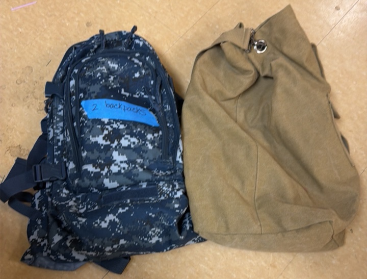 two backpacks