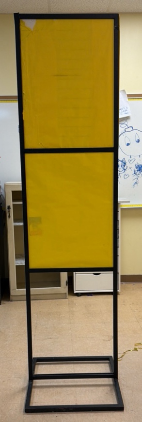 double easel stand sign holder