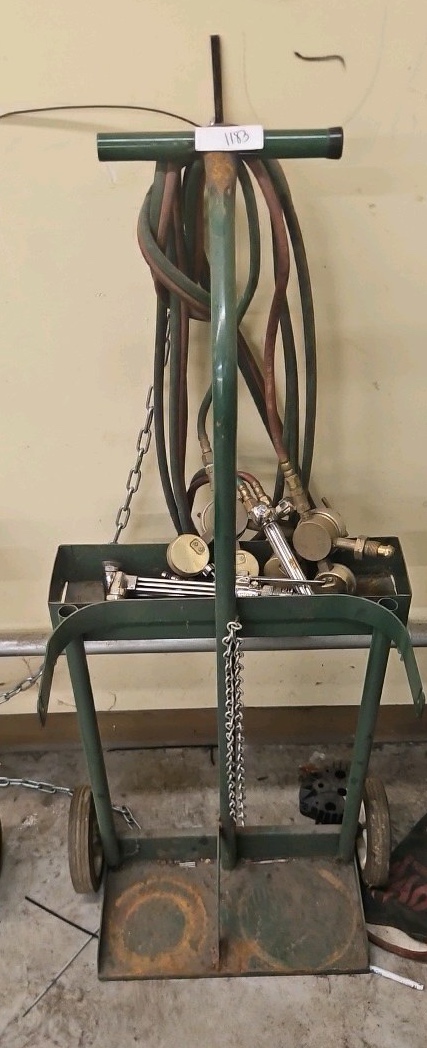 100 lb dual cylinder cart