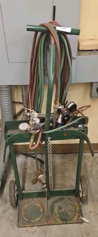 100 lb dual cylinder cart