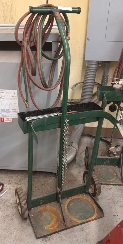 100 lb dual cylinder cart