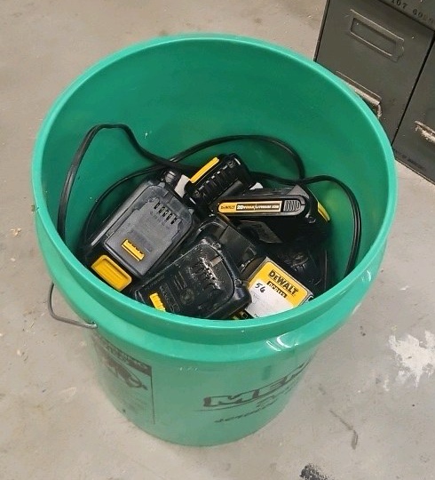 DeWalt battery pack and chargers