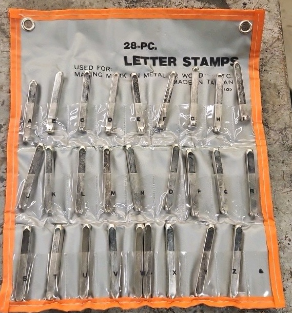25 piece letter stamps