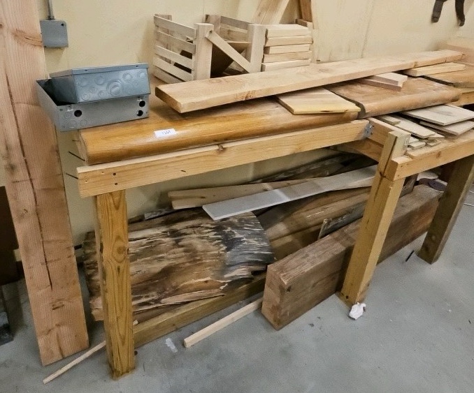 Wood scrap and a large pieces