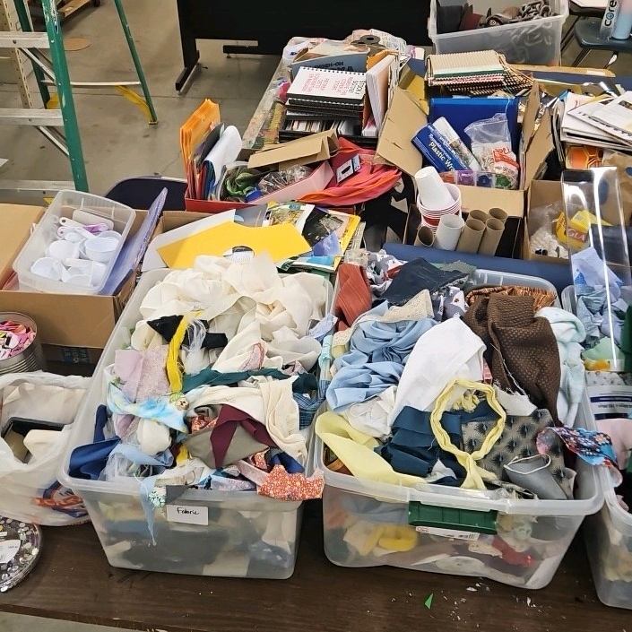 large scrapbooking lot