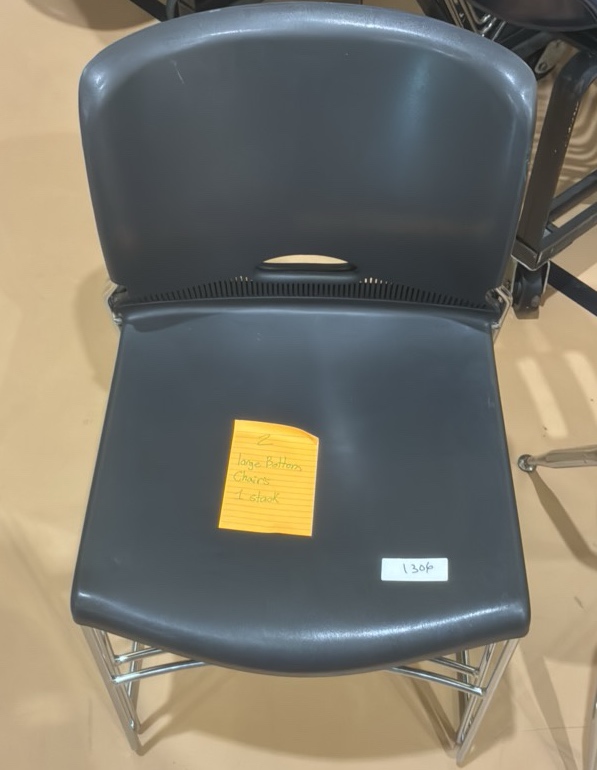 black chairs
