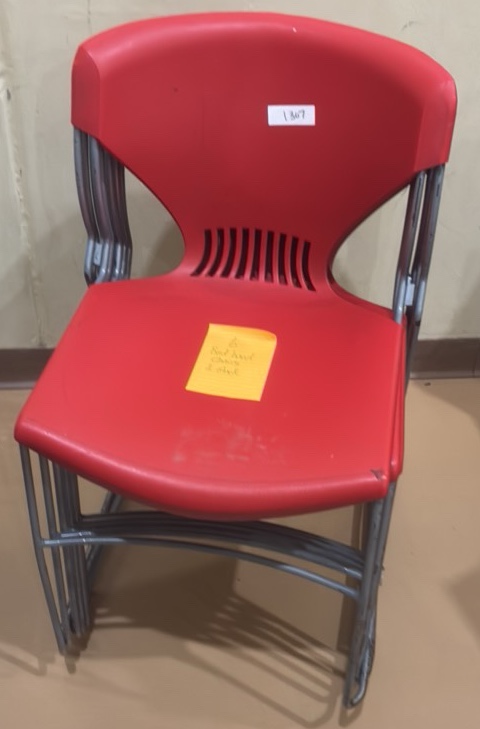 Red chairs
