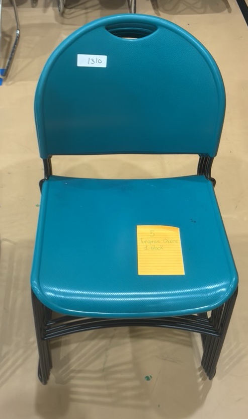 Green chairs