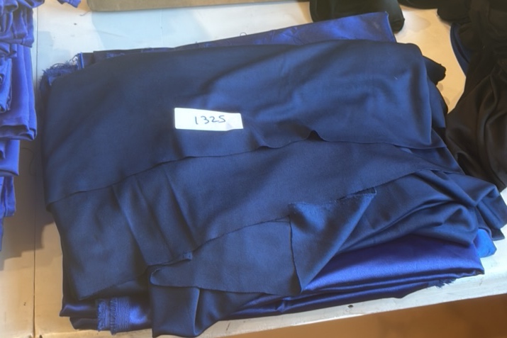 Blue fabric