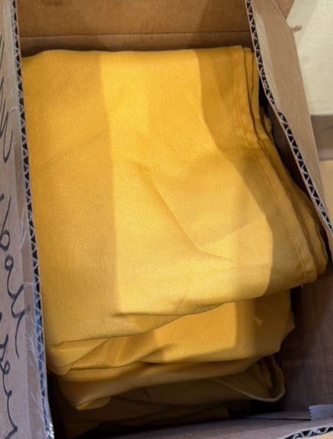 yellow tablecloths