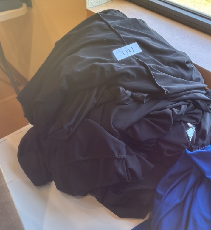 Black chair covers