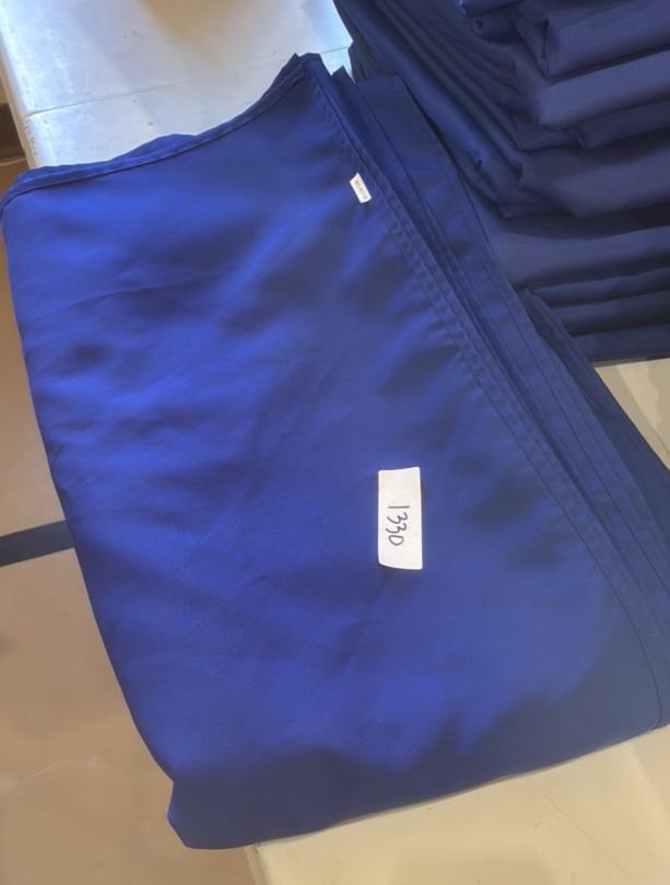 large blue banner