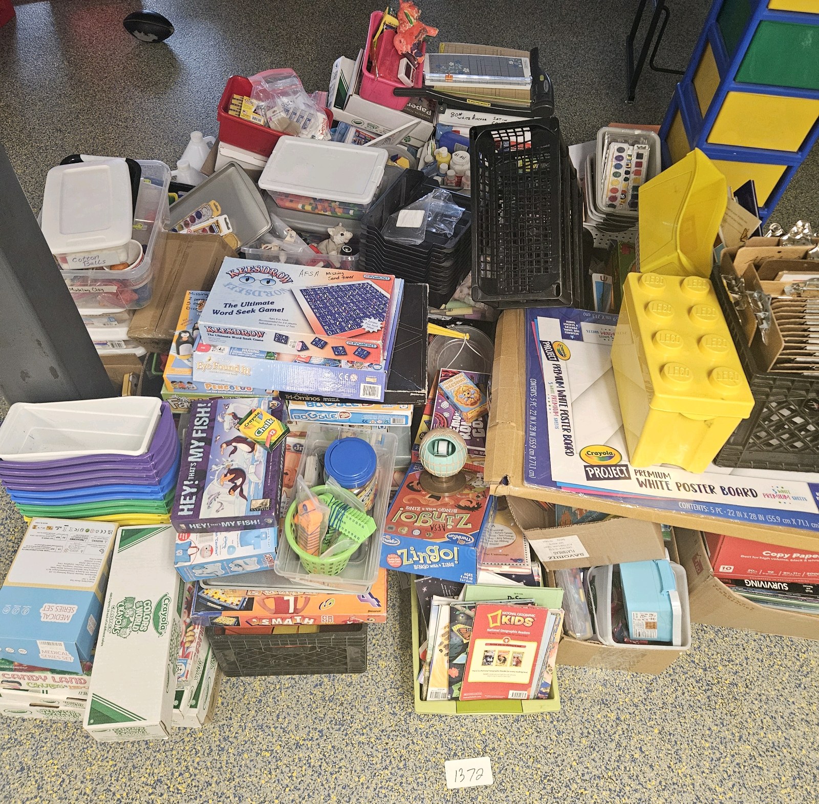miscellaneous Elementary School supplies puzzles and games