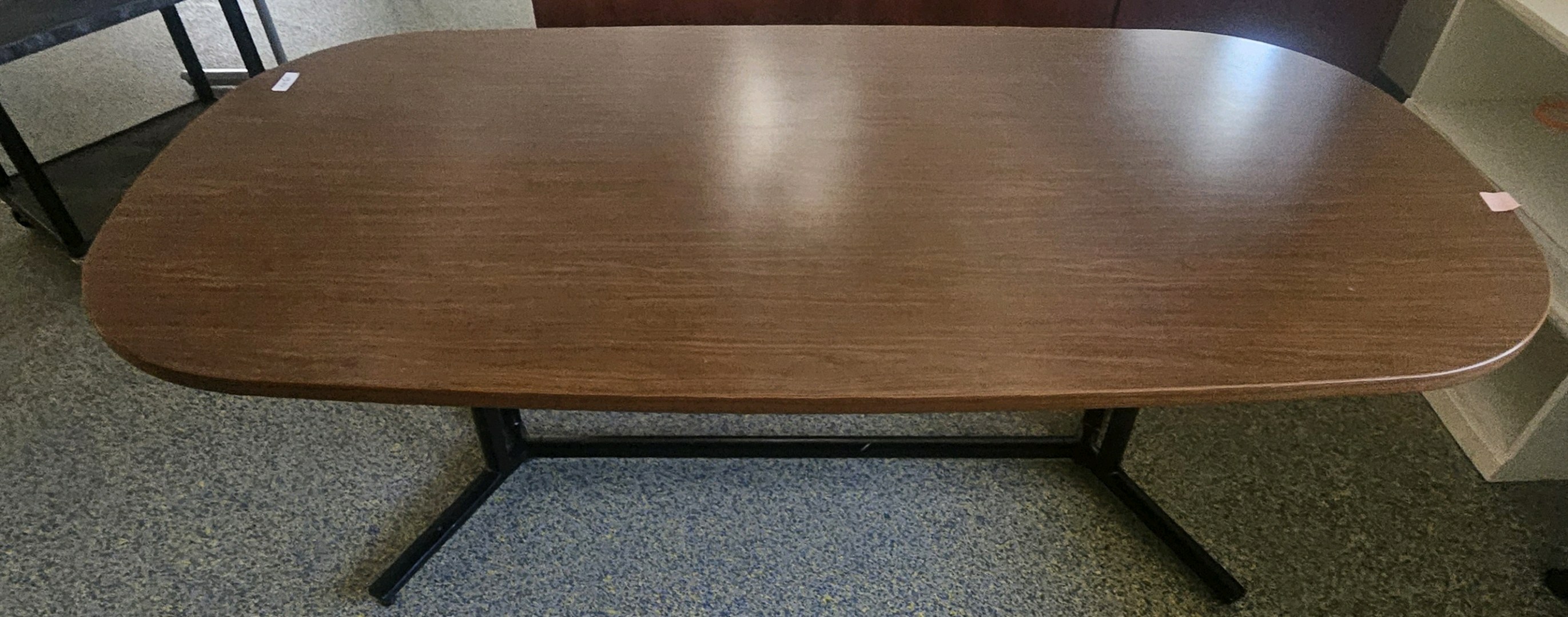 Rounded conference table