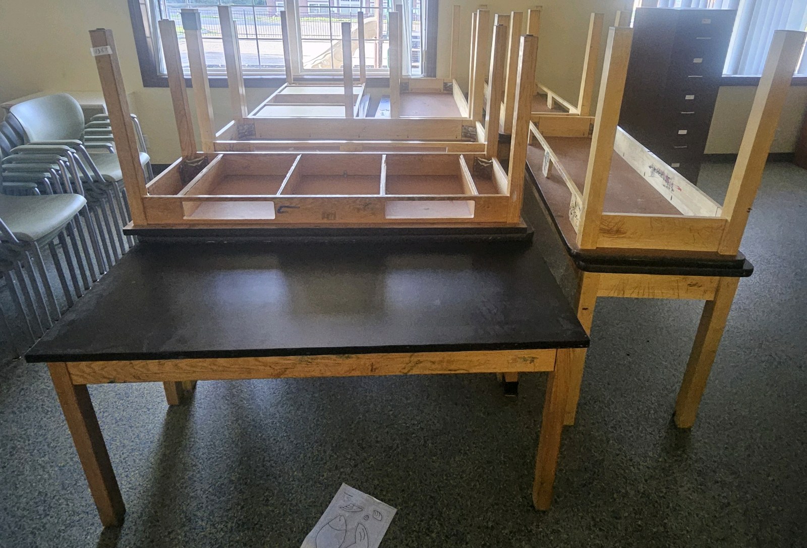 science lab desk x 13