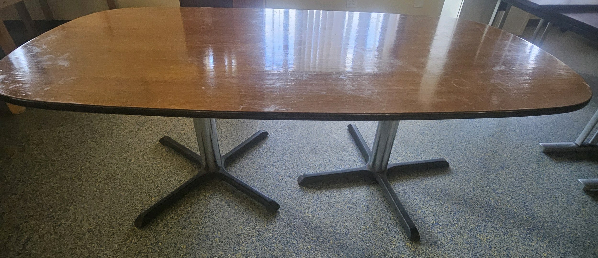 rounded conference table