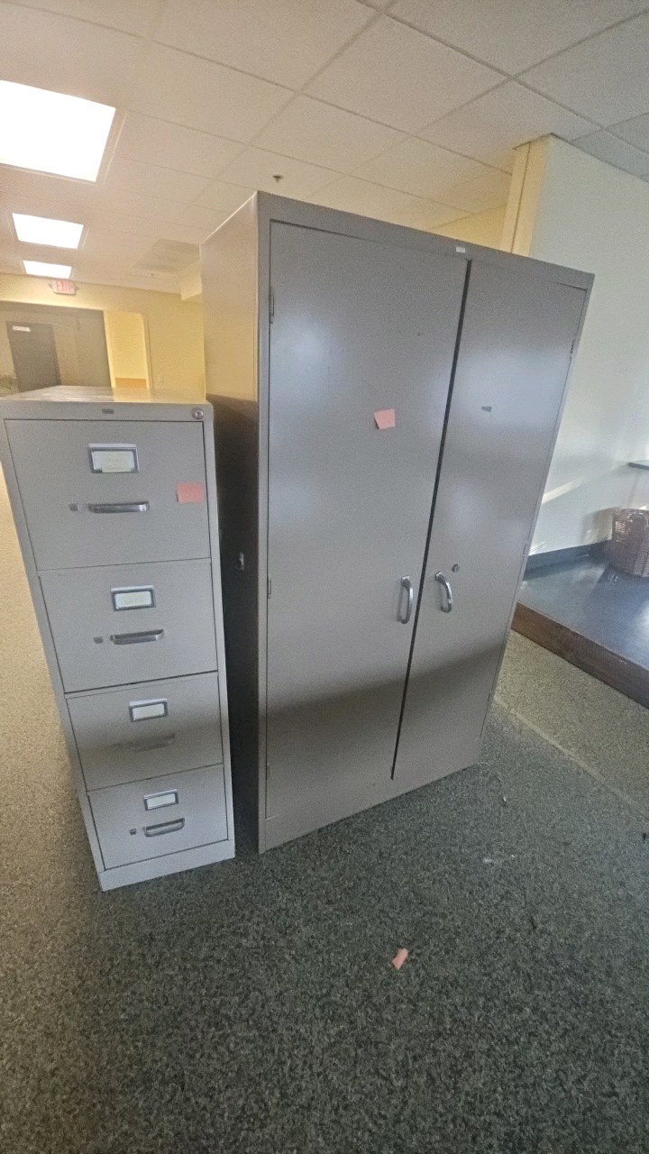 assortment of filing cabinets