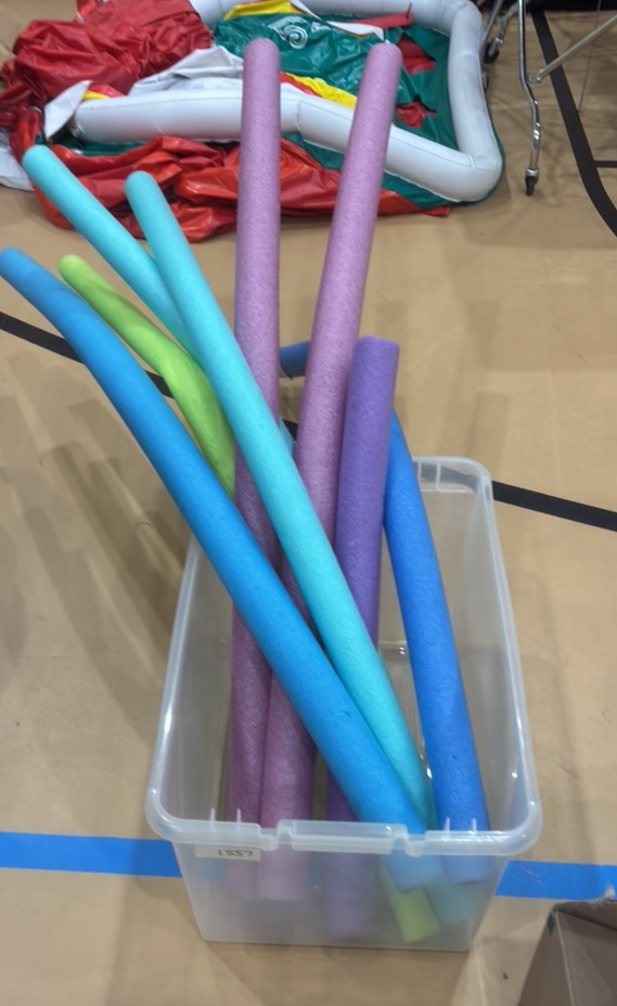 pool noodles plus bin