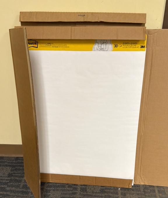 post easel pads, three brand new in box