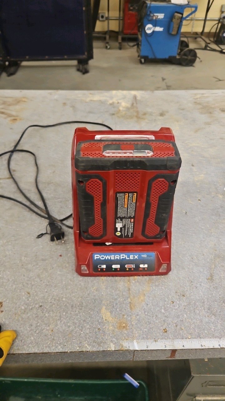 powerplex 40 volt lithium battery with charger