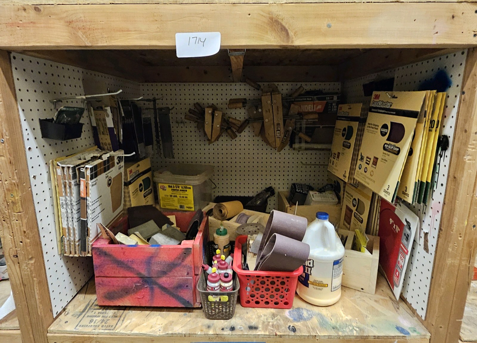 Woodworking and sanding