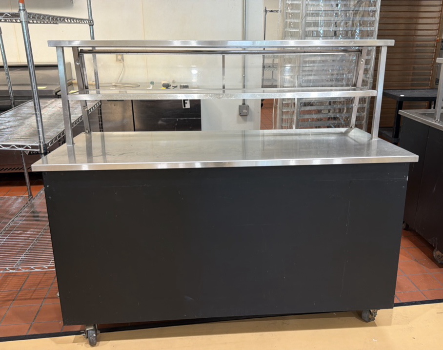Vollrath Stainless Steel Steam Table Pan 60 Mobile Cart