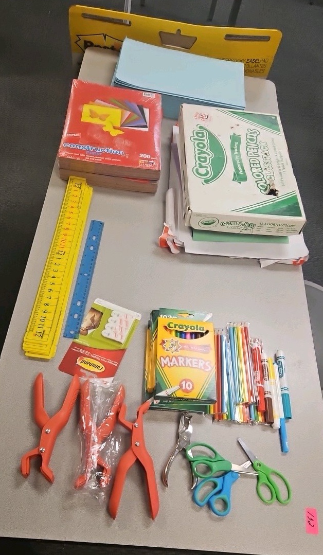 miscellaneous school supplies
