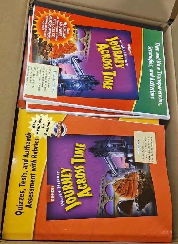world history journey across time workbooks with DVDs