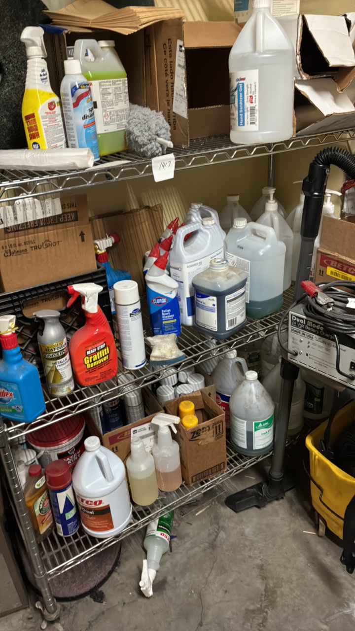 Cleaning supplies