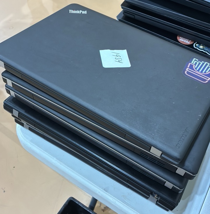 Black think pad computer