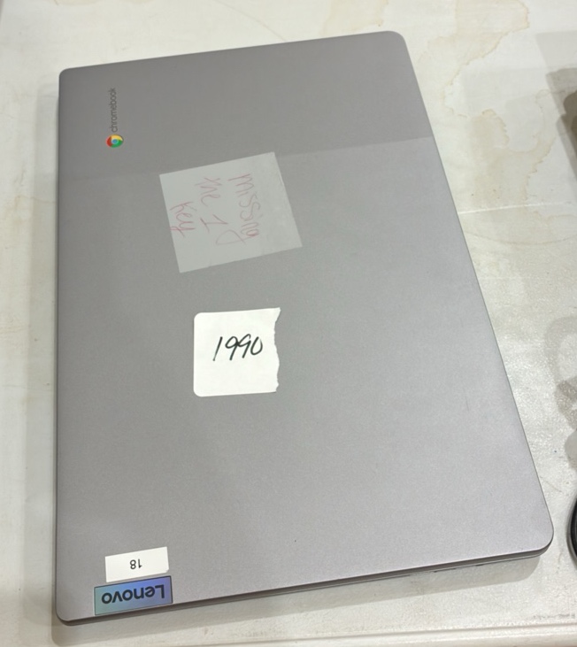 Silver Chromebook