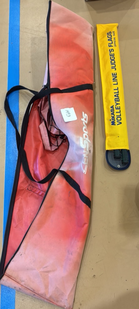Sports net and line Judge flags