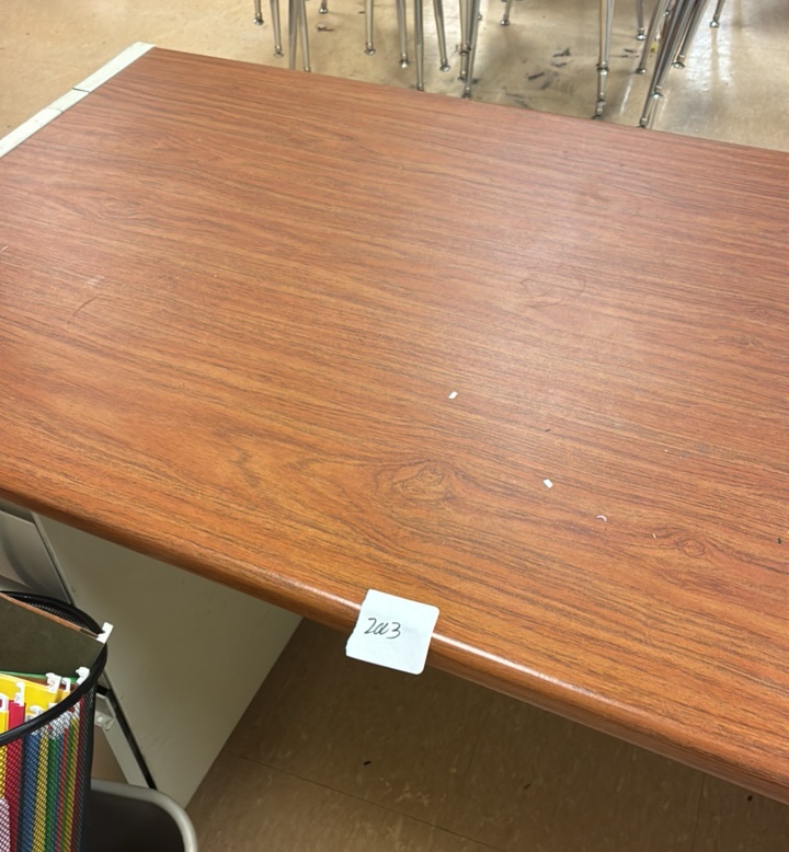 Desk with drawers